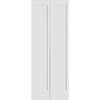 Codel Doors 24" x 80" Primed 1-Panel Shaker Bifold Door and Hardware 2068pri8401BF